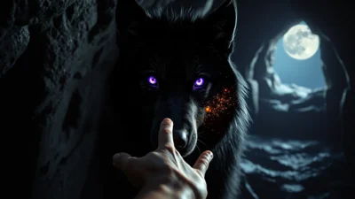 Dream about a Black Wolf