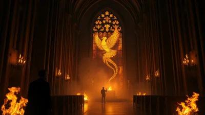 Dream about burning church