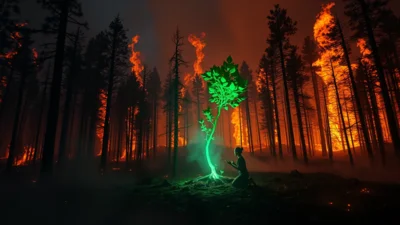 Dream About Burning Forest