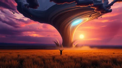 Dream about chasing a tornado