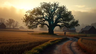 Dream about countryside village