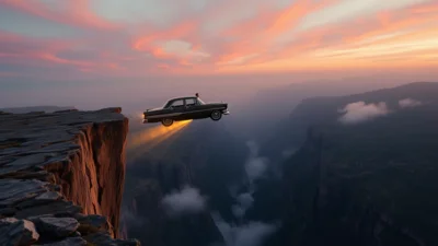 Dream About Driving Off a Cliff