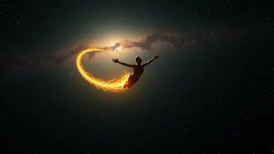 Dream About Flying Through Galaxy