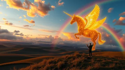Dream About Flying Unicorn