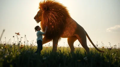Dream About a Friendly Lion
