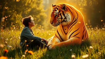 Dream about a Friendly Tiger