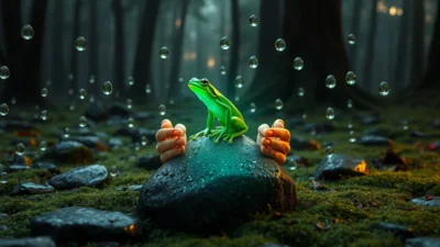 Dream About a Green Frog