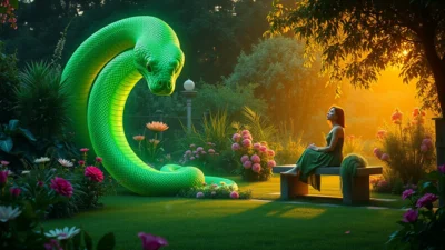 Dream About a Green Snake