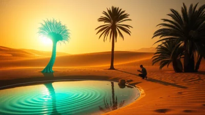 Dream About Finding an Oasis in a Desert