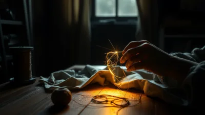 Dream about Sewing with a Needle