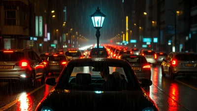 Dream About a Traffic Jam Road