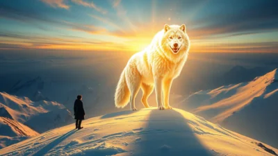 Dream about a White Wolf